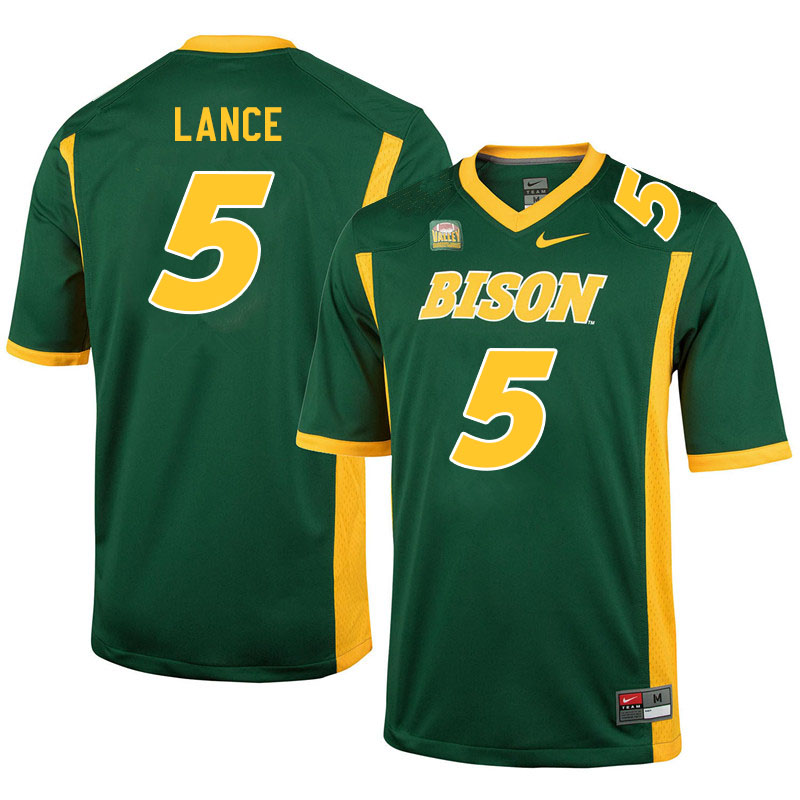 Men #5 Bryce Lance North Dakota State Bison College Football Jerseys Sale-Green - Click Image to Close